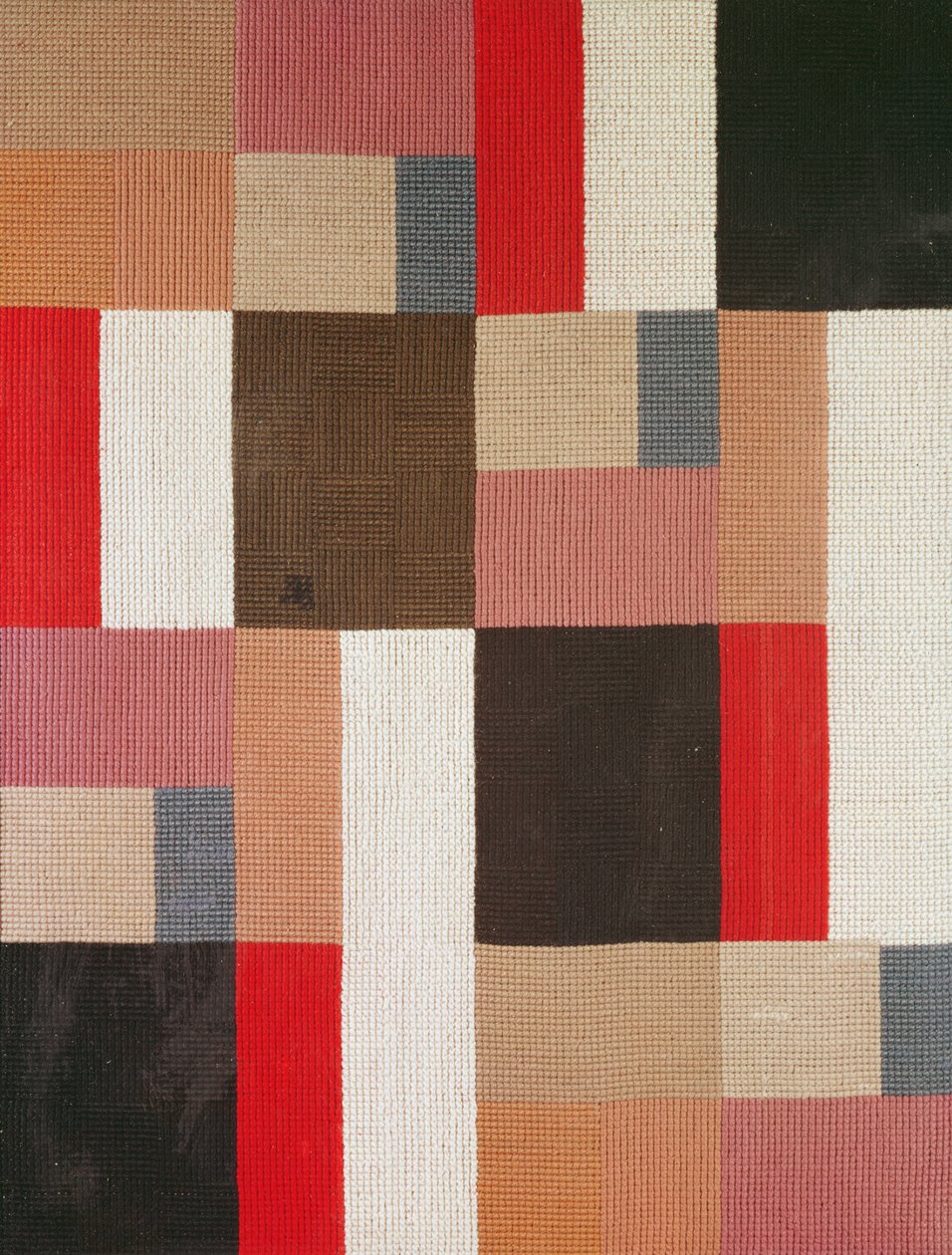 Rzeźba w tkaninie, ok. 1916-17 (tkanina) autorstwa Sophie Taeuber Arp