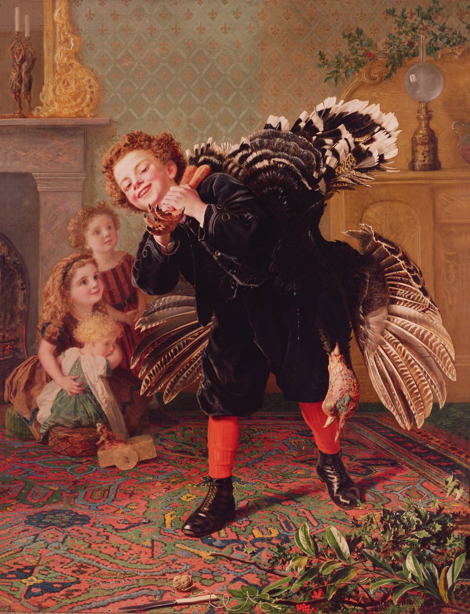 Oto nadchodzi Żarłok..., ok. 1877 r. autorstwa Sophie Gengembre Anderson