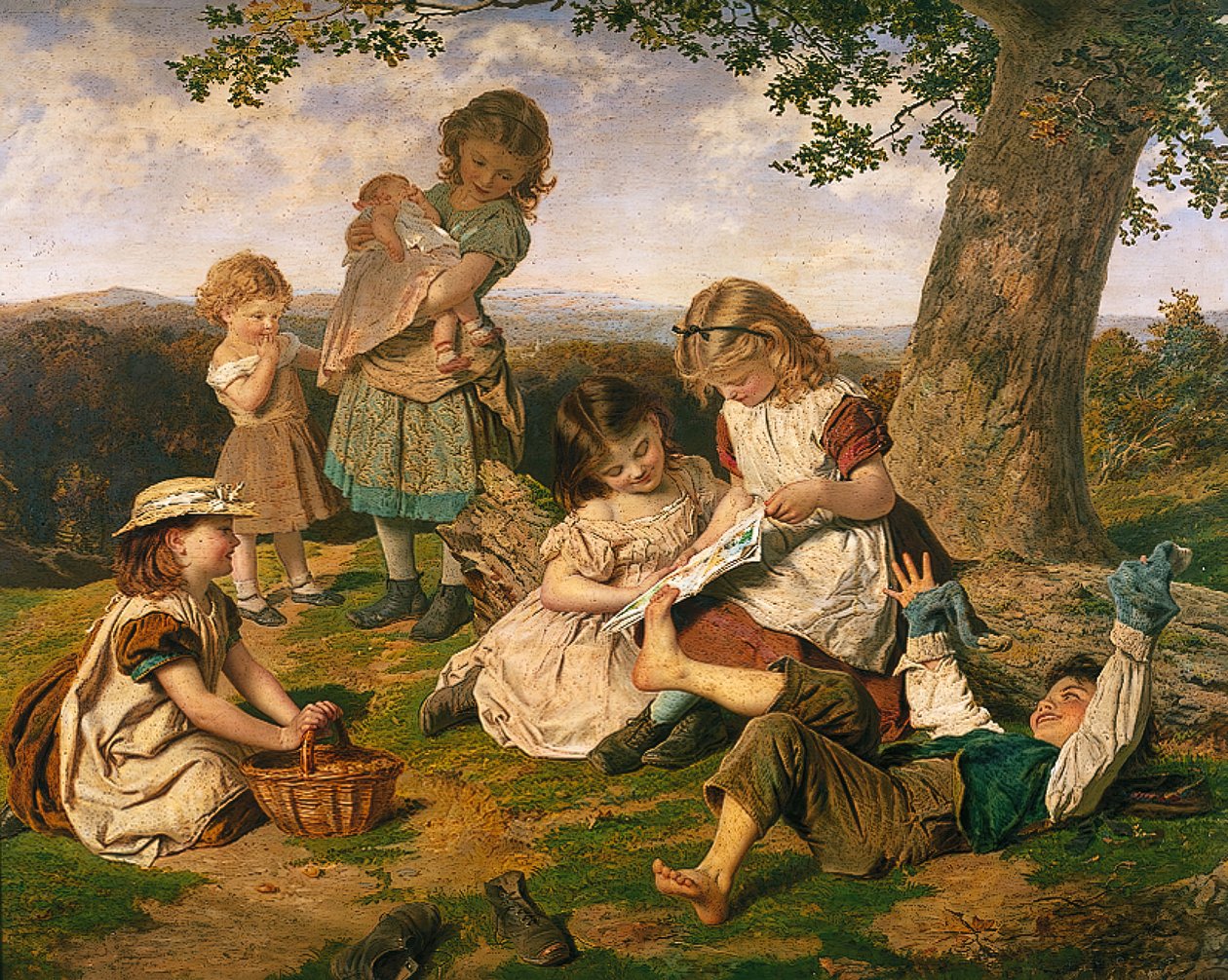 Książka dla dzieci, 1890. autorstwa Sophie Gengembre Anderson