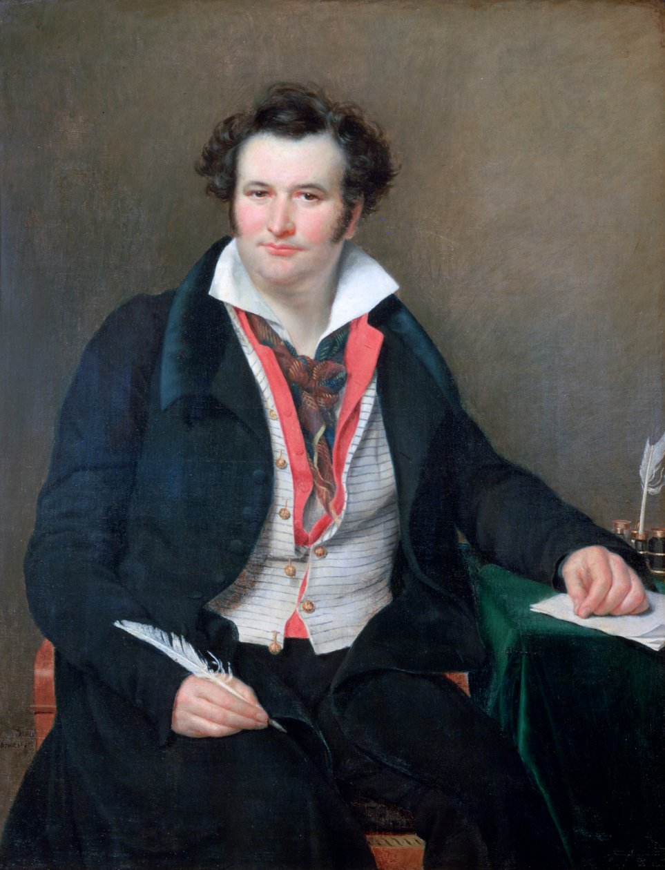 Portret Bernarda Wolfa, ok. 1823 r. autorstwa Sophie Rude