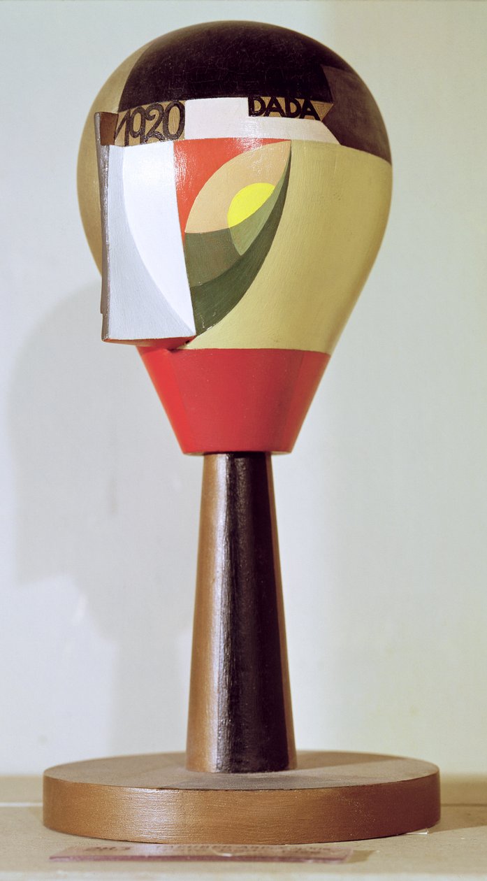 Głowa Dada, 1920 (drewno malowane) autorstwa Sophie Taeuber Arp