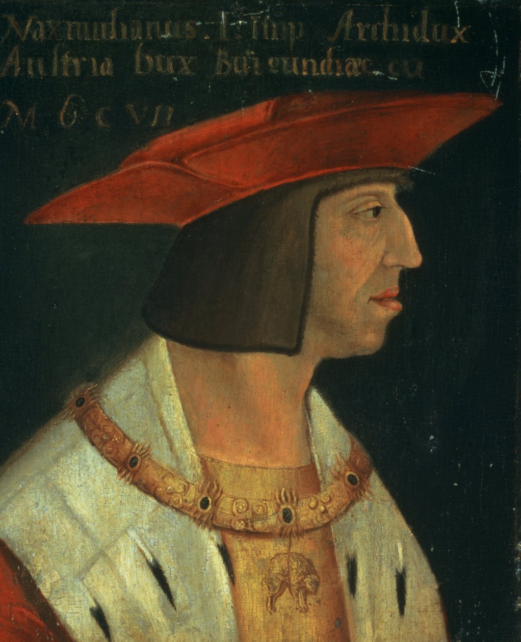 Portret Maksymiliana I (1459-1519) autorstwa Spanish School