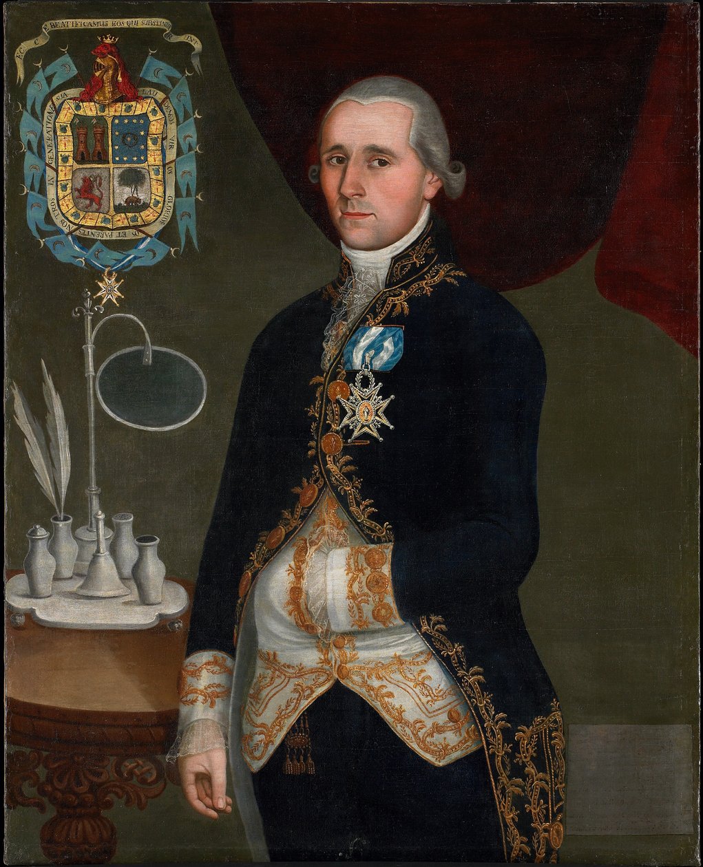 Portret księcia Agrady, ok.1805 autorstwa Spanish School