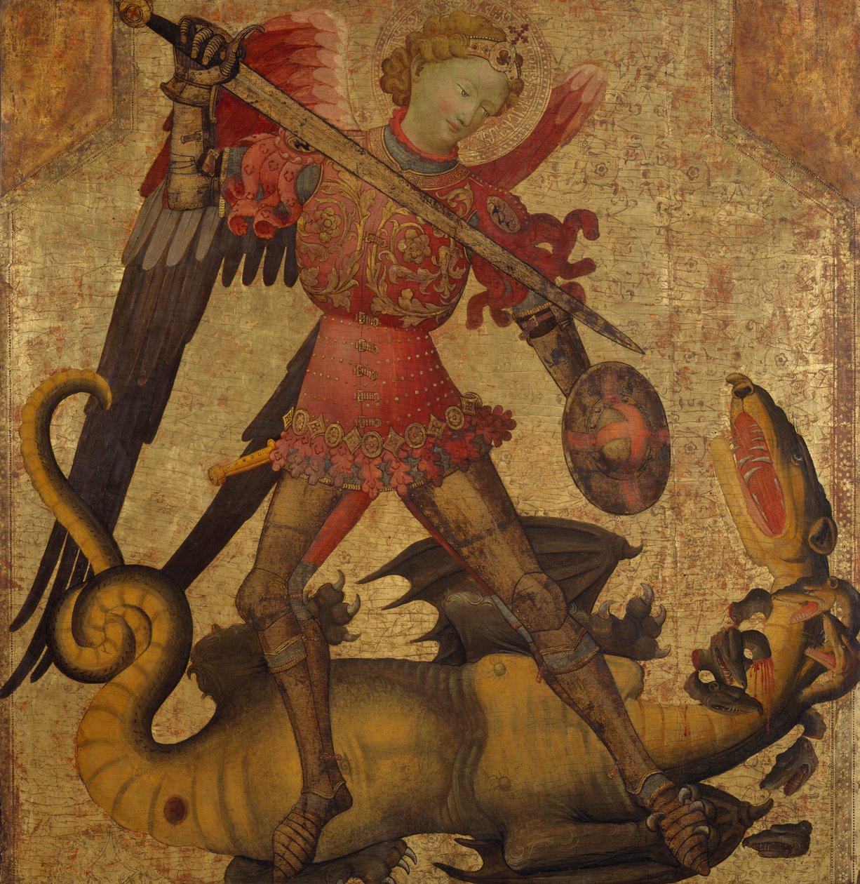 Święty Michał i Smok, ca. 1405. autorstwa Spanish
