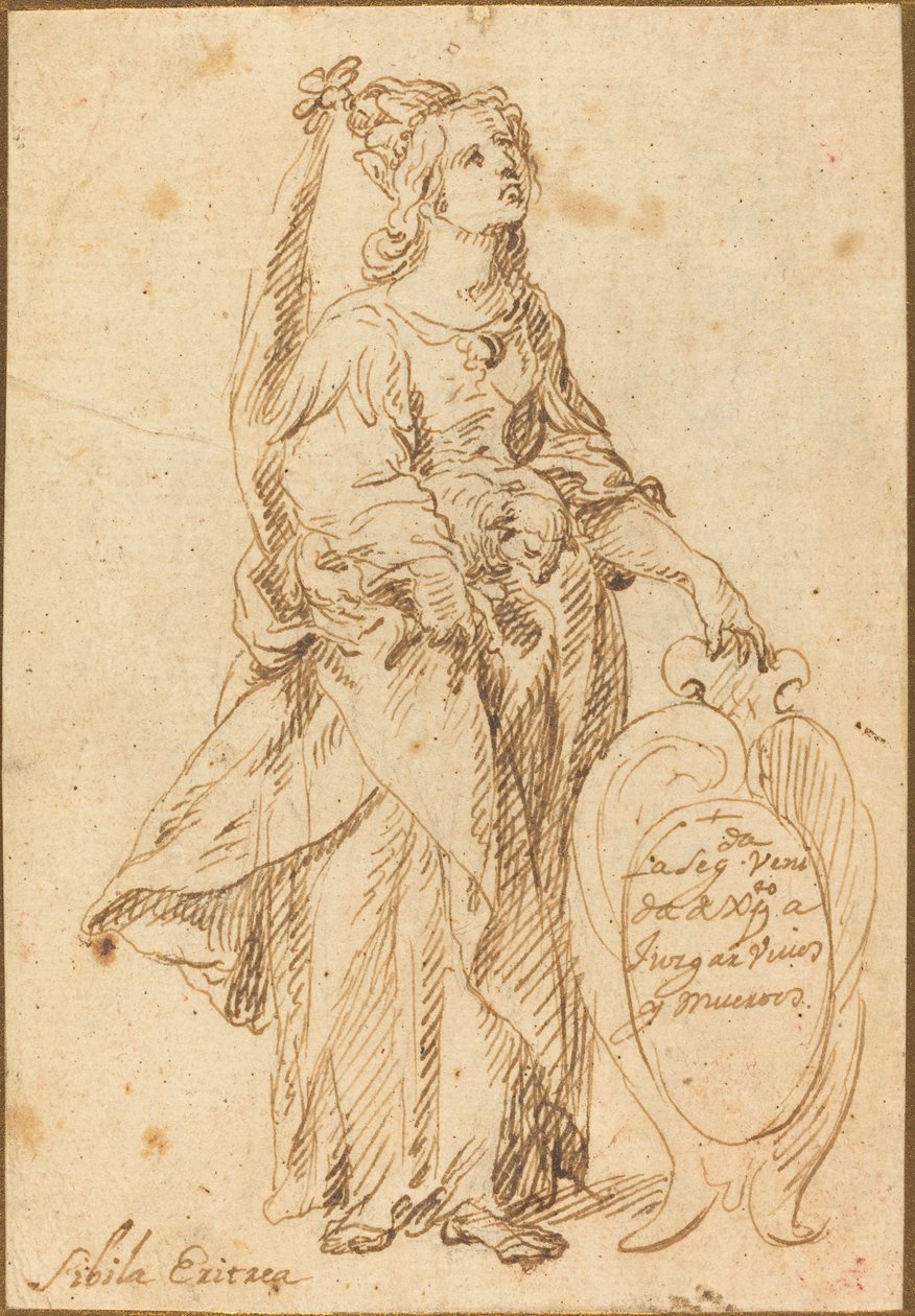 Sybilla Erytrei autorstwa Spanish 17th Century