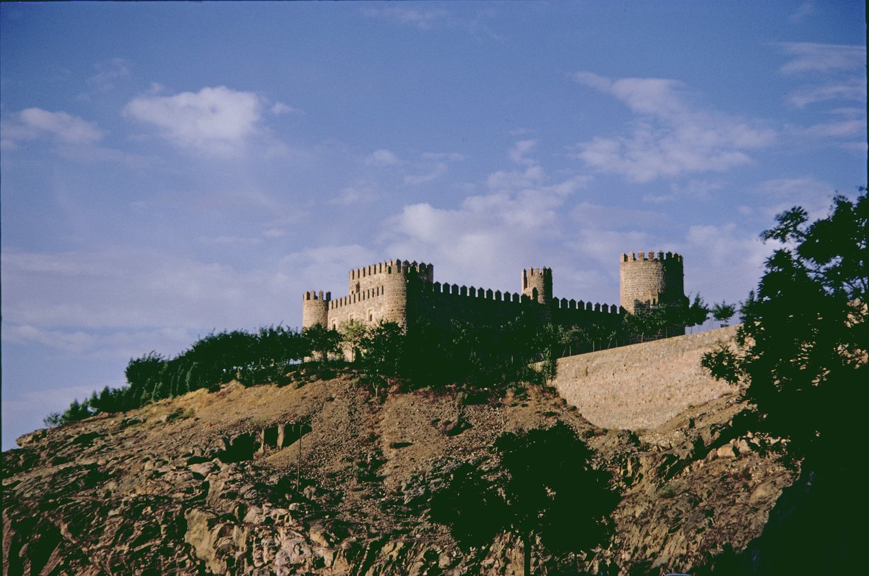 Widok na zamek autorstwa Spanish School