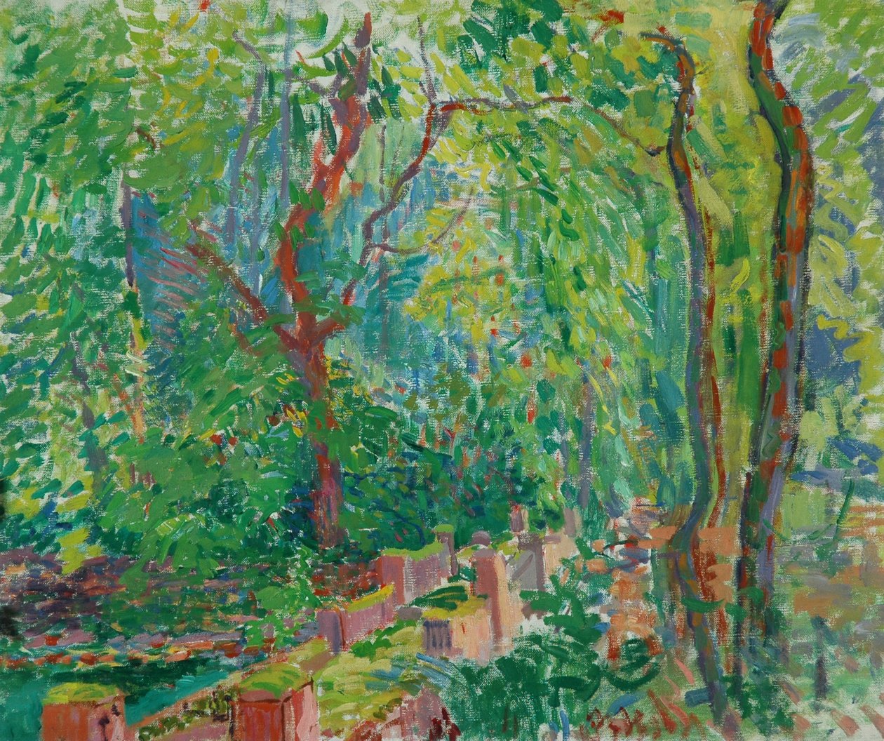 ERP arka na patelni, 1908 autorstwa Spencer Frederick Gore