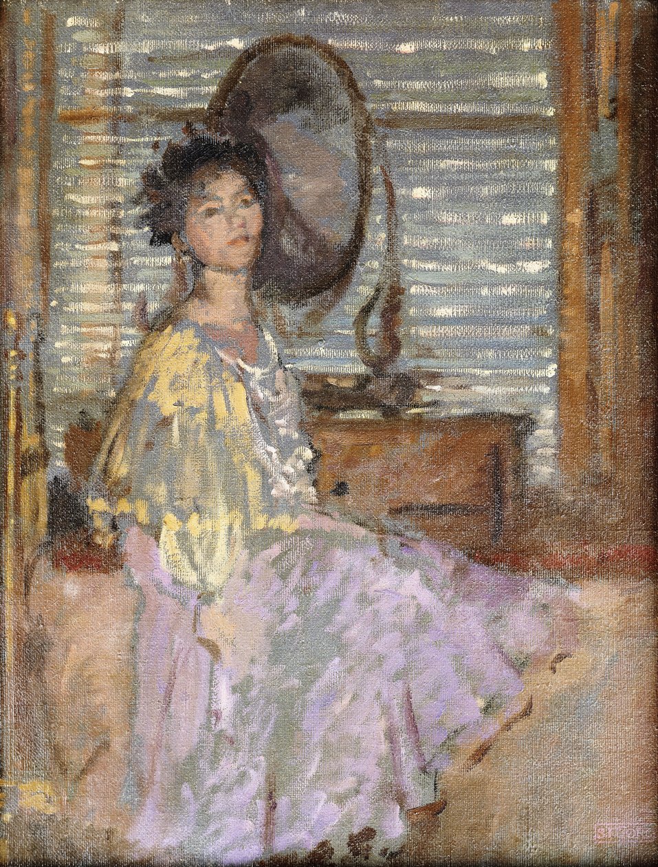 Za niewidomymi, autorstwa Spencer Frederick Gore