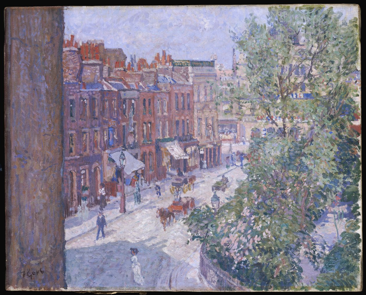 Mornington Crescent, 1910-11 autorstwa Spencer Frederick Gore