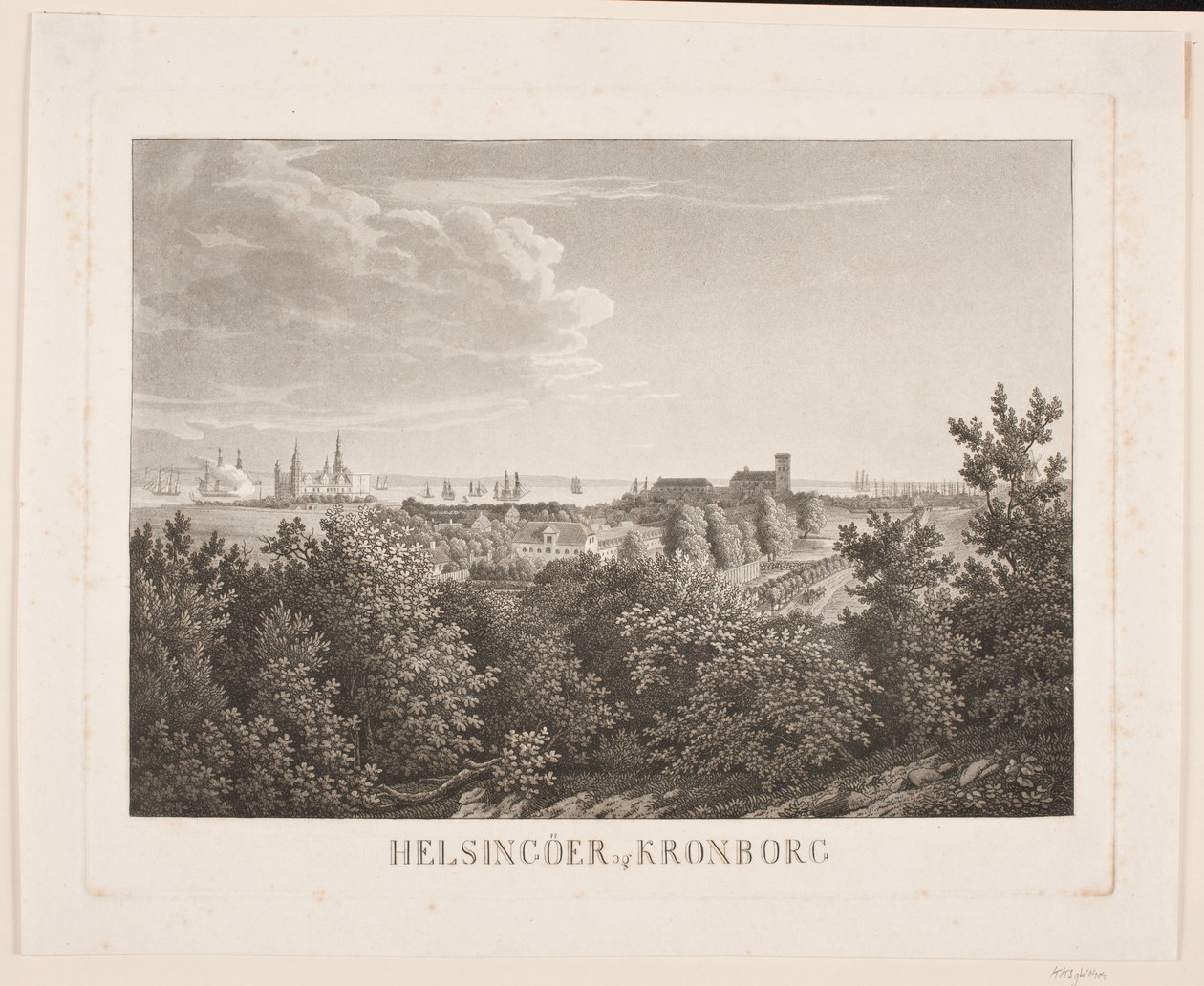 Helsingør i Kronborg autorstwa Søren Henrik Petersen