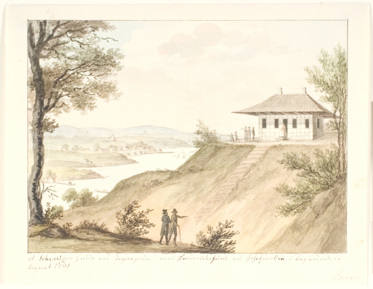 Schweizerhuset w Jægerspris autorstwa Søren L. Lange