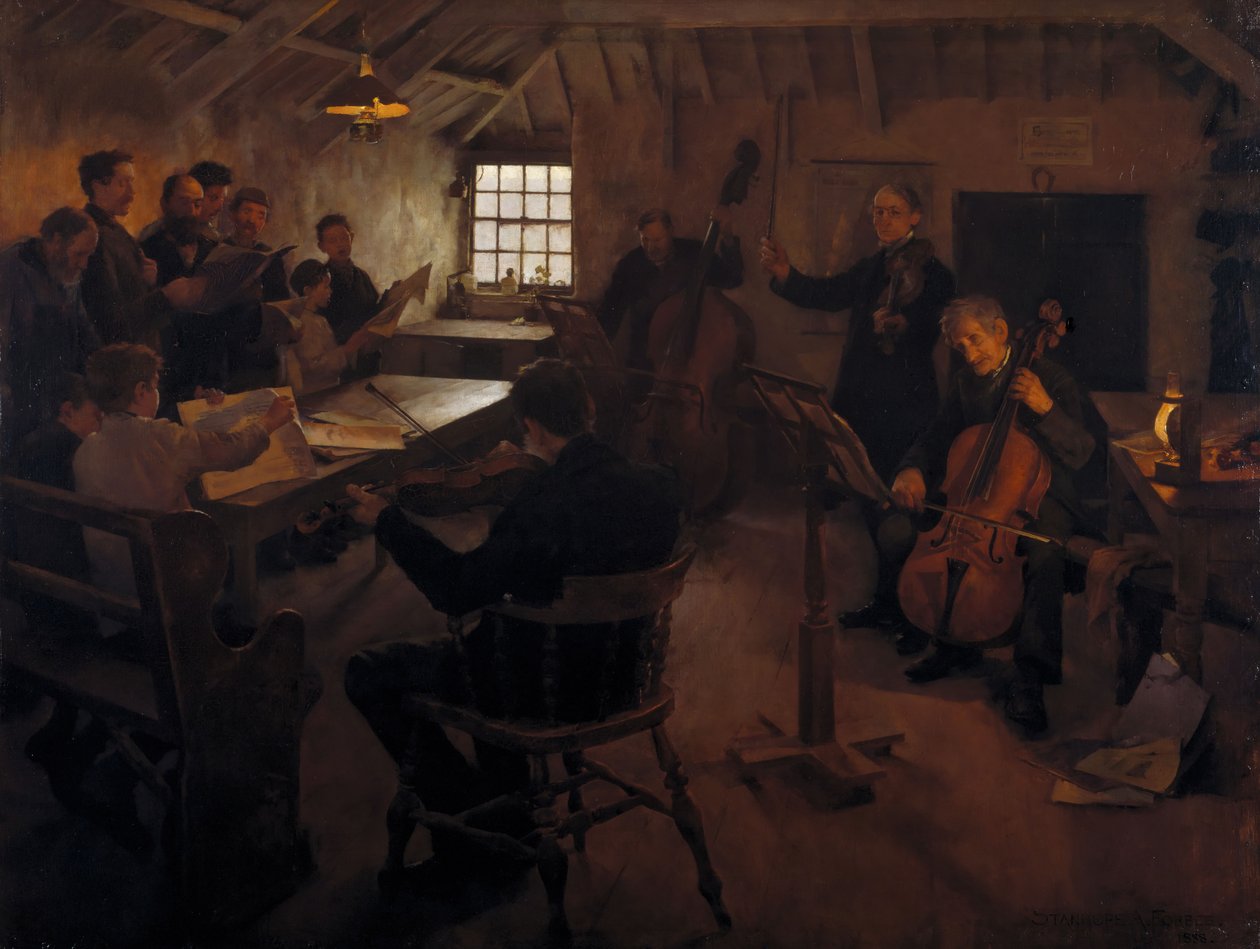 Filharmonia Wiejska, 1888. autorstwa Stanhope A Forbes