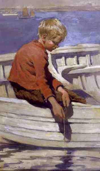 Chłopiec Wędkarski autorstwa Stanhope Alexander Forbes