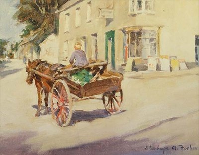 Dzień targowy autorstwa Stanhope Alexander Forbes