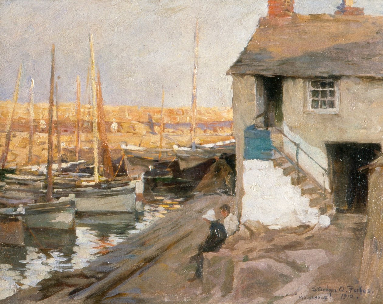 Port Mousehole autorstwa Stanhope Alexander Forbes