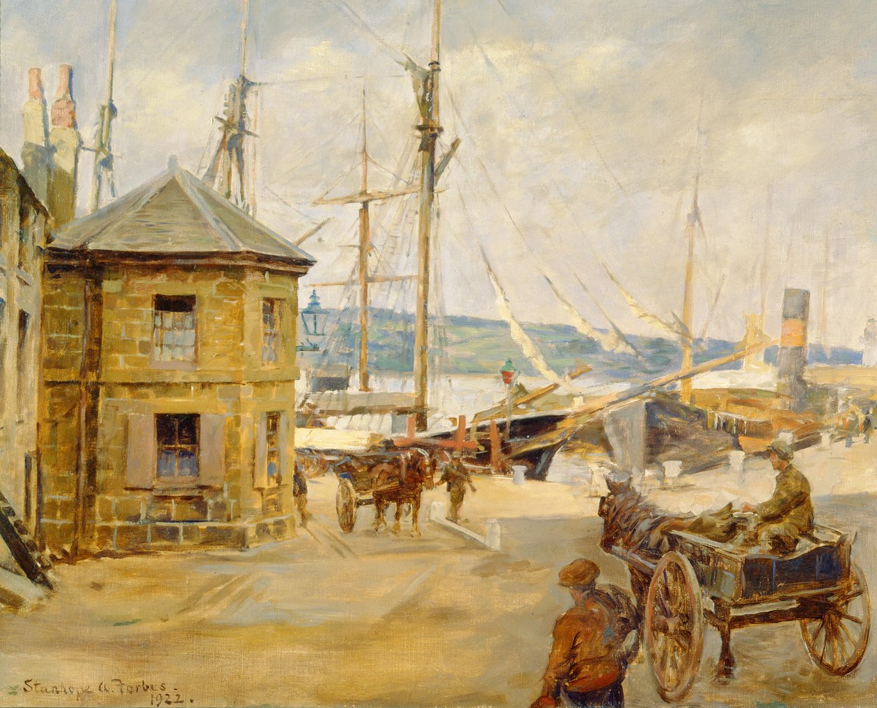 Urząd Portu, Penzance autorstwa Stanhope Alexander Forbes