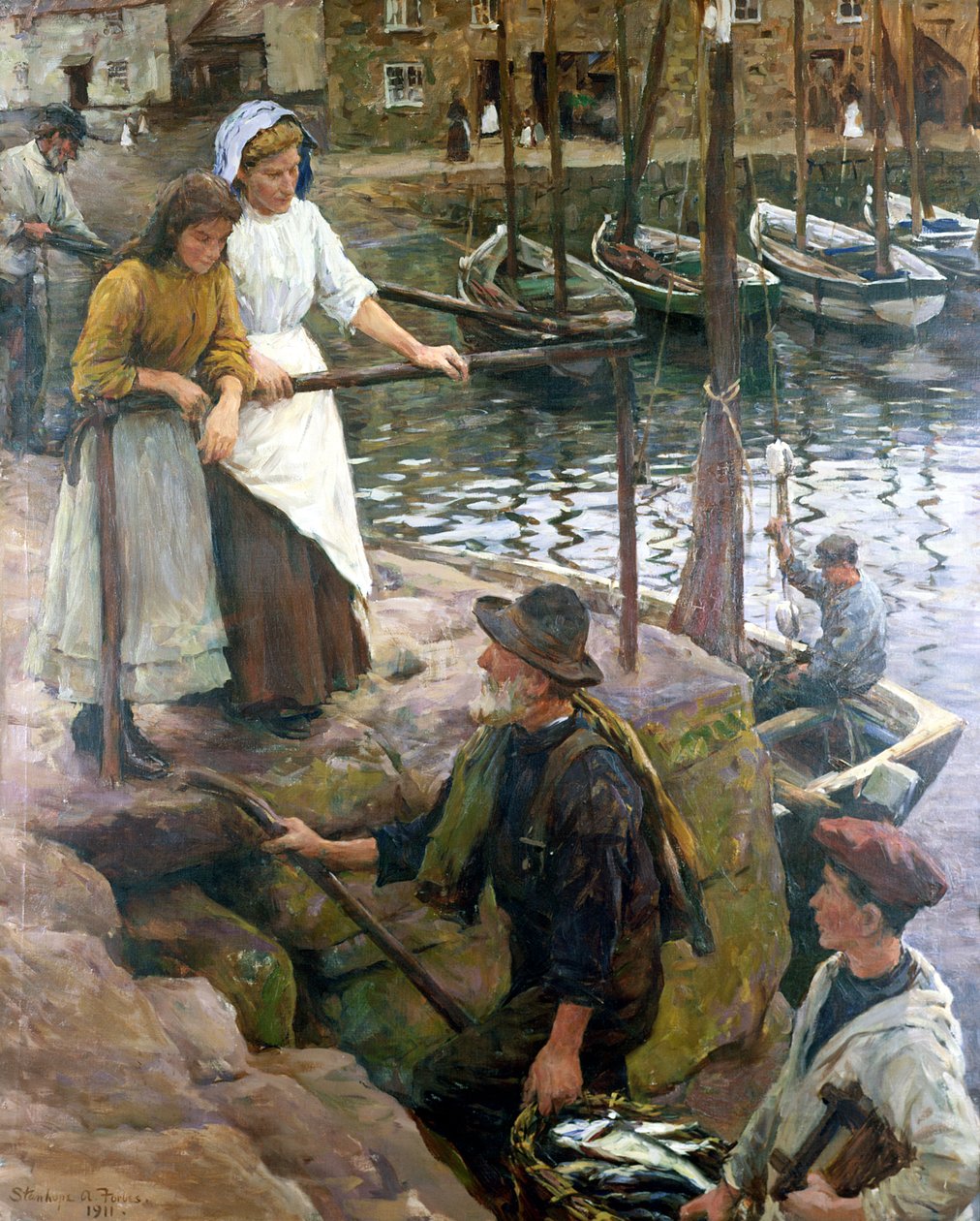 Schody Starego Molo autorstwa Stanhope Alexander Forbes
