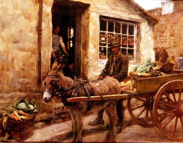 Wózek warzywny autorstwa Stanhope Alexander Forbes