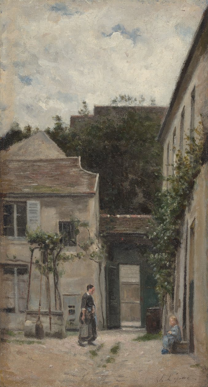 Dziedziniec autorstwa Stanislas Lepine