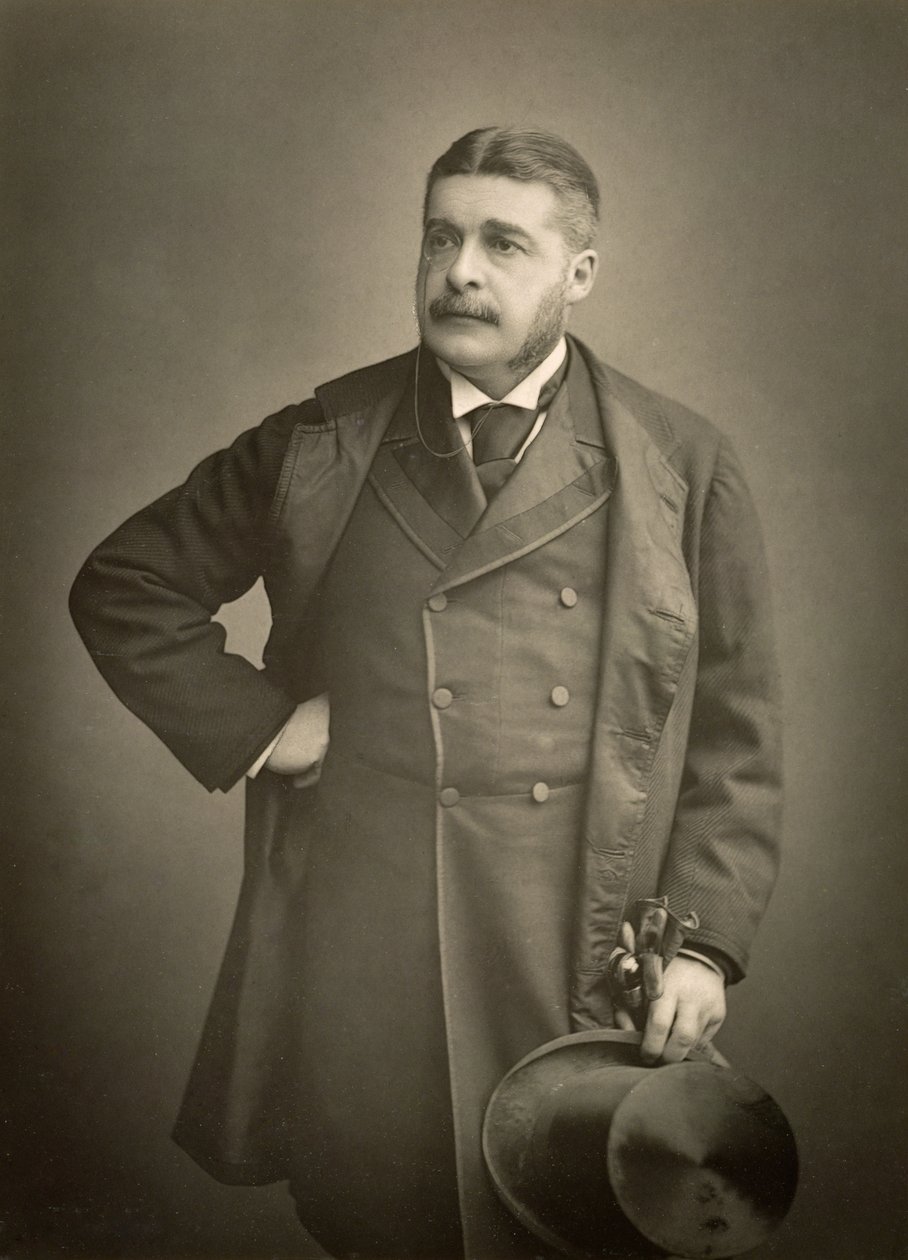 Sir Arthur Sullivan, kompozytor, fotografia portretowa autorstwa Stanislaus Walery