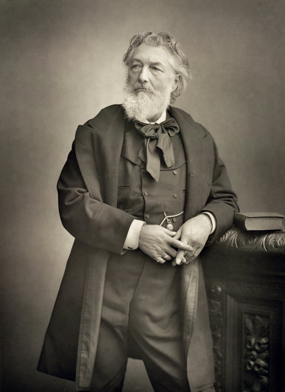 Sir Frederic Leighton (1830-96), malarz, fotografia portretowa autorstwa Stanislaus Walery