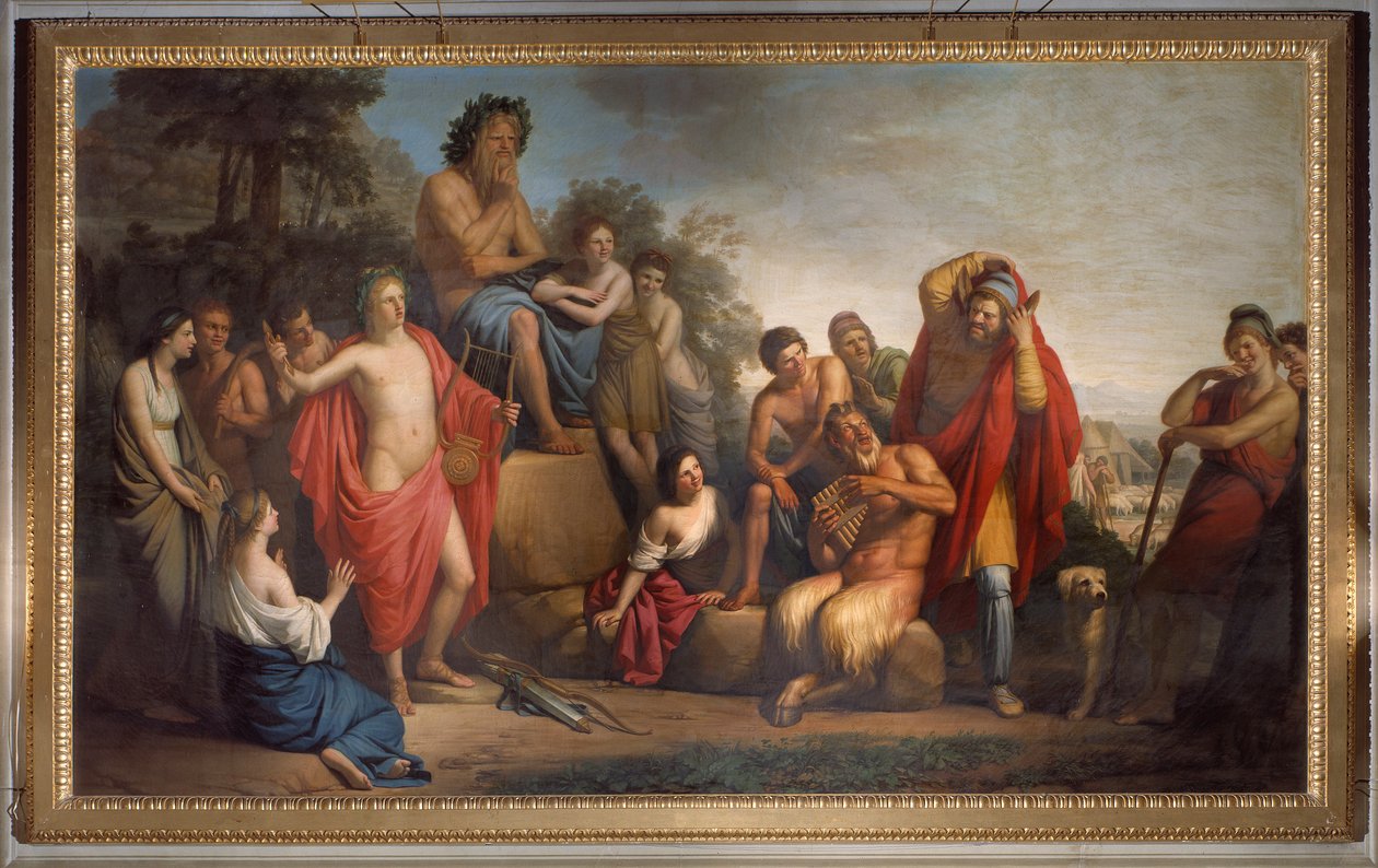 Bóstwa mitologiczne. Fresk autorstwa Stefano Tofanelli