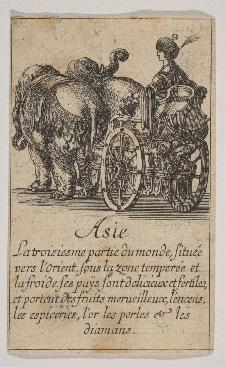 Azja, 1644. autorstwa Stefano della Bella
