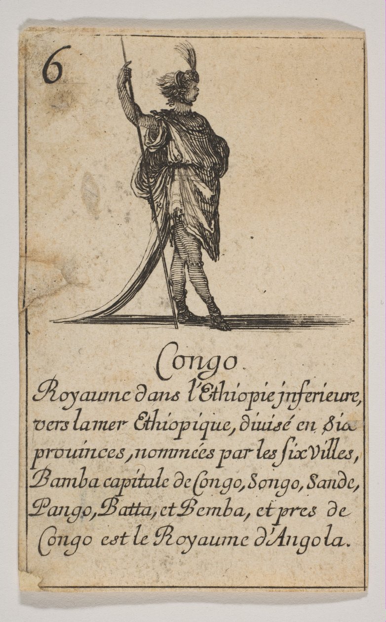 Kongo, 1644. autorstwa Stefano della Bella