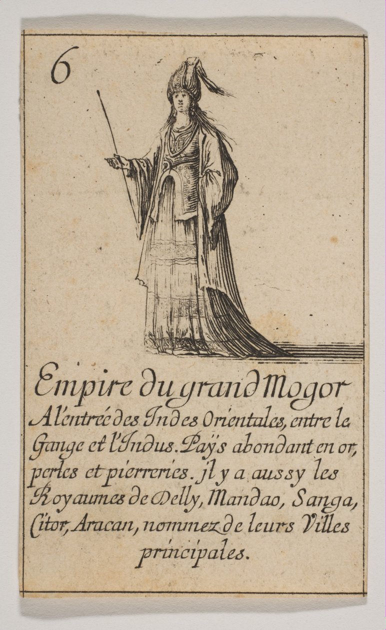 Empire du grand Mogor, 1644. autorstwa Stefano della Bella