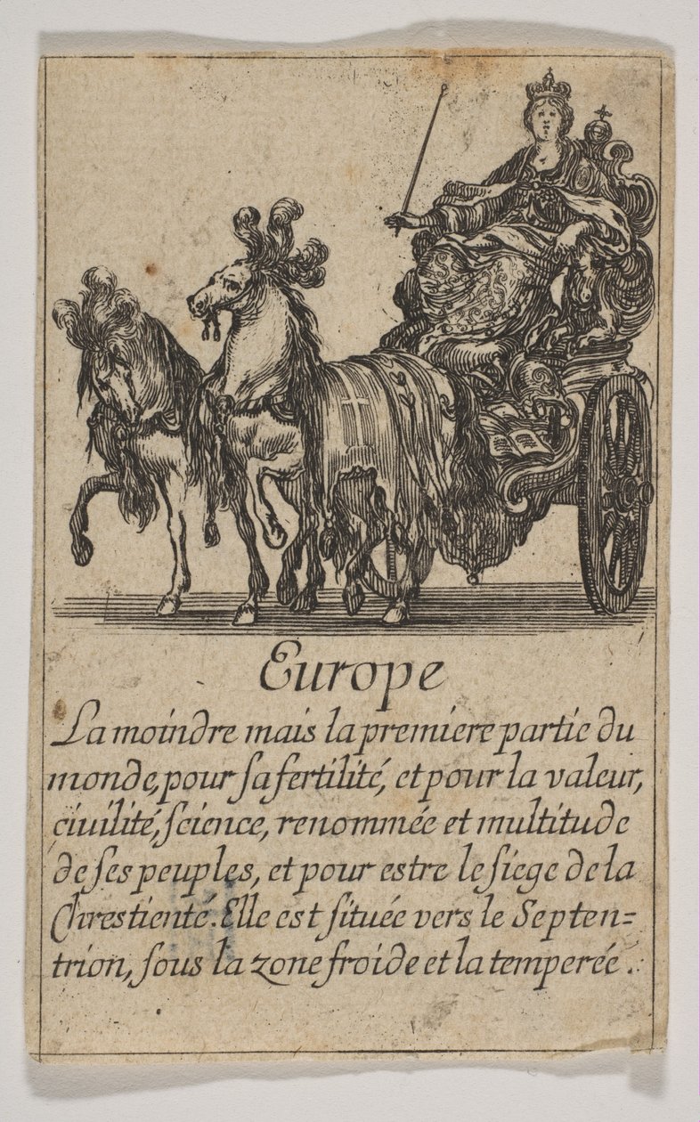 Europa, 1644. autorstwa Stefano della Bella