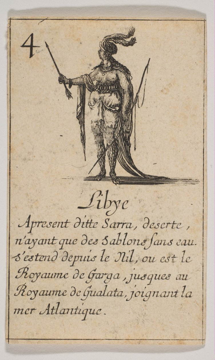 Libia, 1644. autorstwa Stefano della Bella
