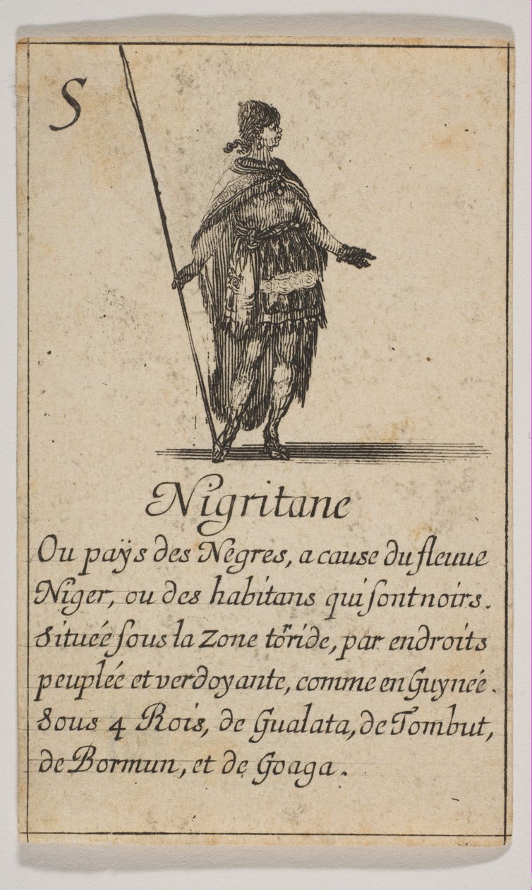 Nigritan, 1644. autorstwa Stefano della Bella