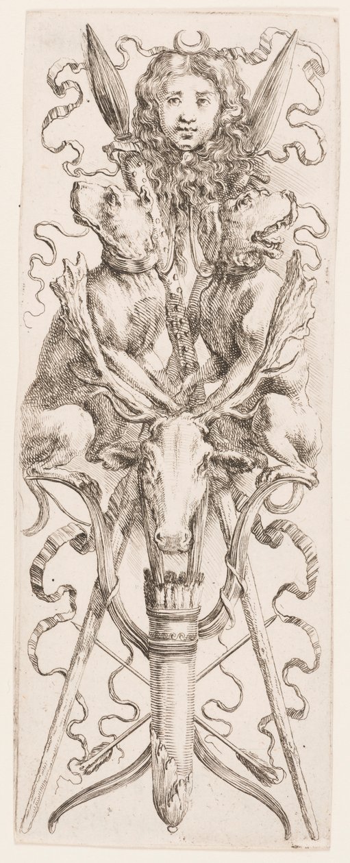 Ozdoby lub groteski (Grotesque Ornament) autorstwa Stefano della Bella