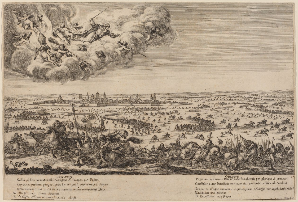Święty Prosper, prawdopodobnie 1652. autorstwa Stefano della Bella