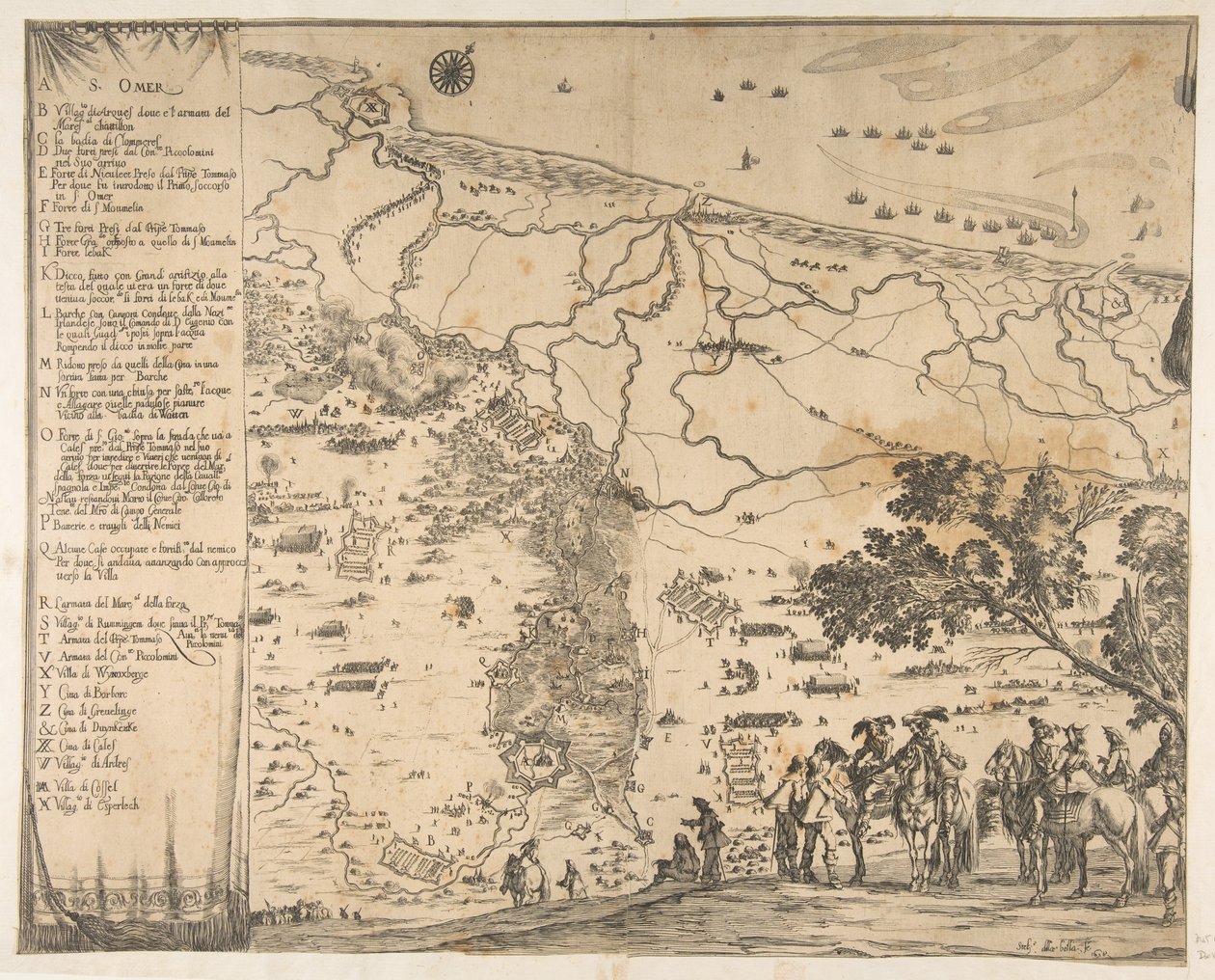 Oblężenie Saint-Omer, 1638. autorstwa Stefano della Bella