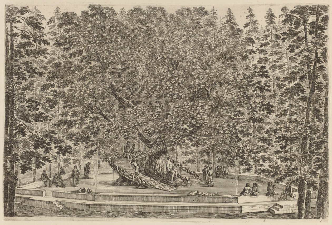 Zamieszkałe drzewo, prawdopodobnie 1653. autorstwa Stefano della Bella