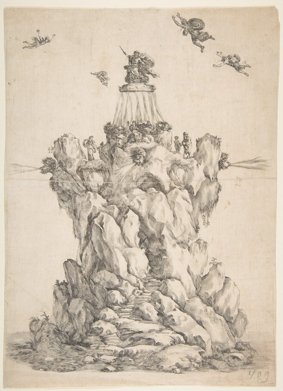 Skała Aeolus, 1652. autorstwa Stefano della Bella