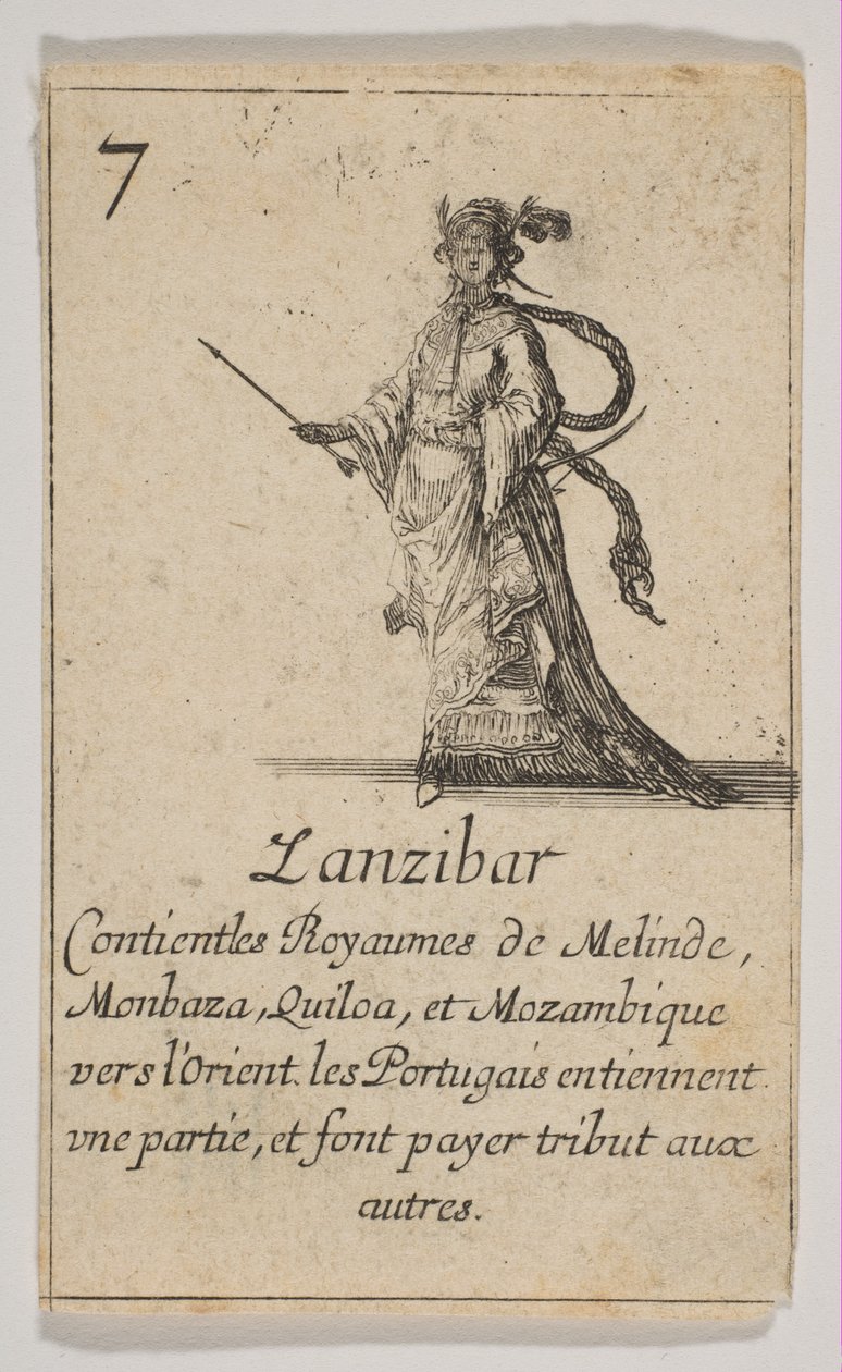 Zanzibar, 1644. autorstwa Stefano della Bella