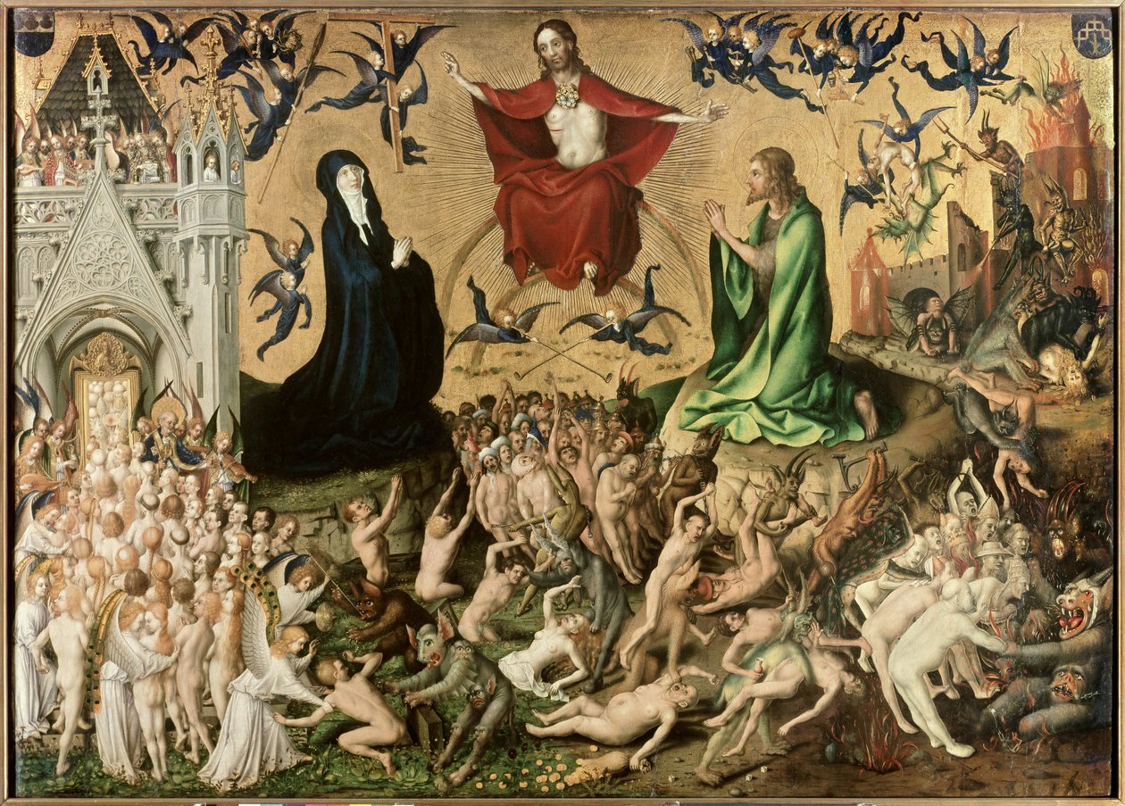 Sąd Ostateczny, c.1435 autorstwa Stephan Lochner