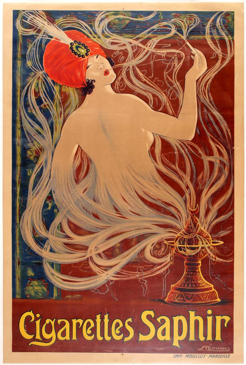 Papierosy szafirowe, 1910. autorstwa Stephano