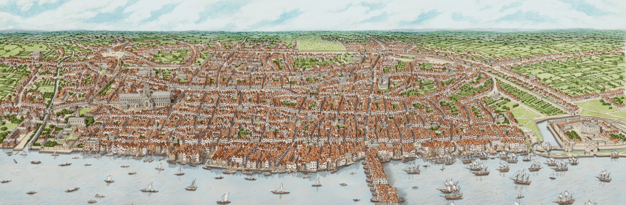Jakobiński Londyn (dorosły), ok. 1603-1625 (tusz i akwarela) autorstwa Stephen Conlin