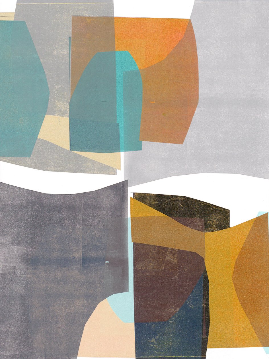 Mono Collage VI, 2019 (cyfrowy) autorstwa Stephen Dow