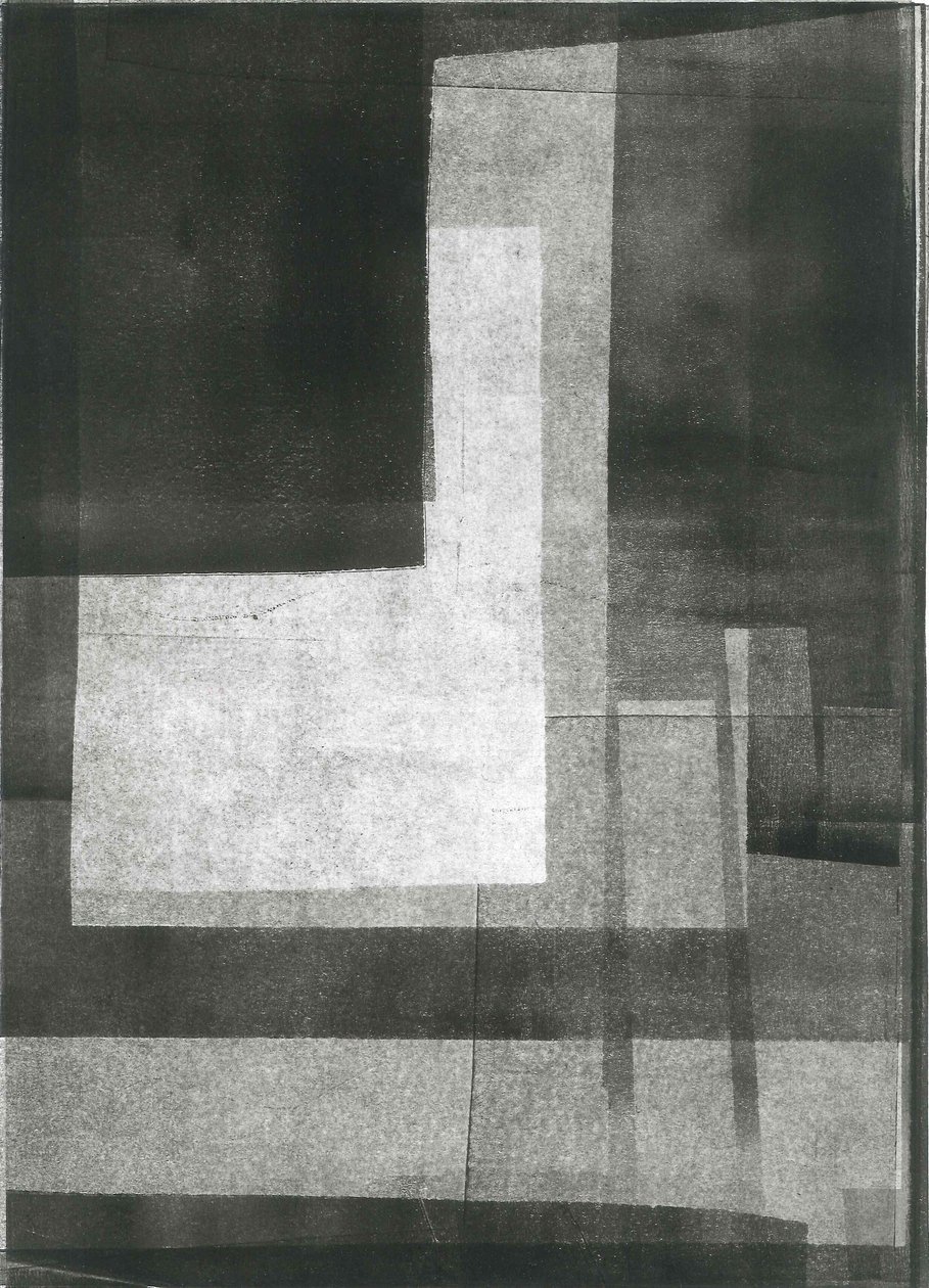Nocturnus II, 2015 (monoprint na papierze) autorstwa Stephen Dow