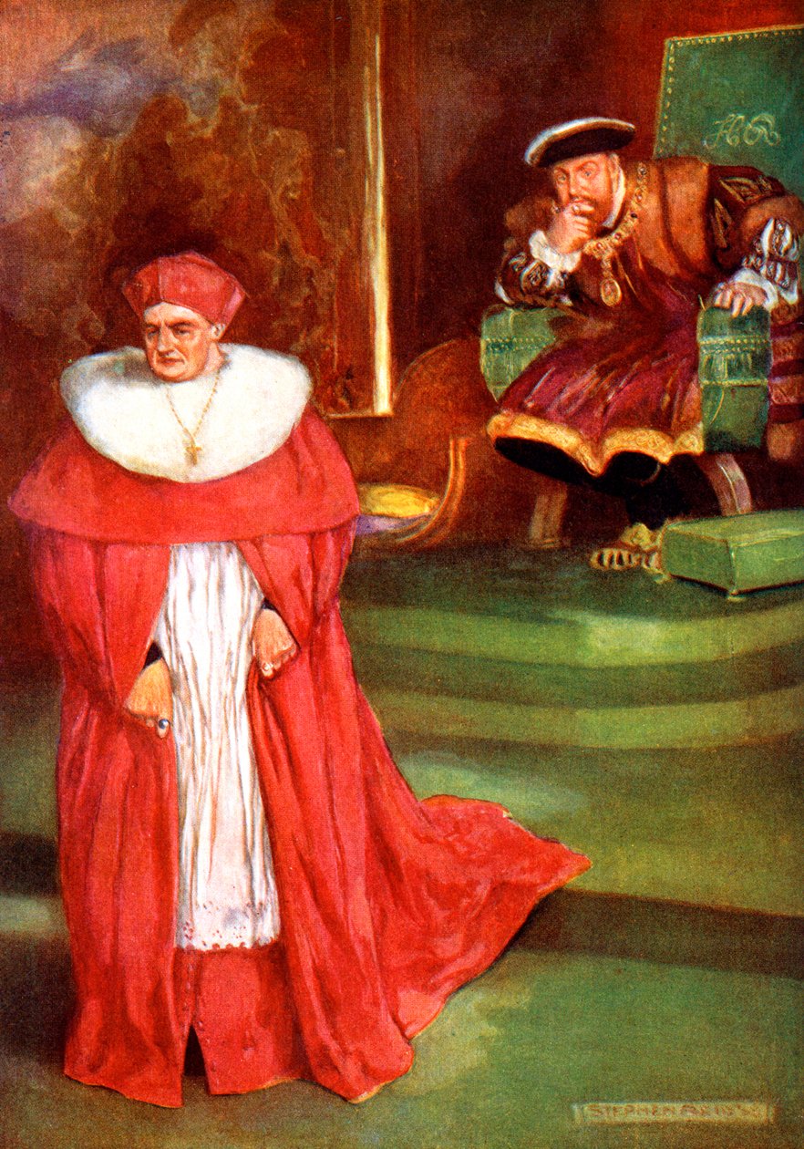 Wywiad Wolseya z królem Henrykiem VIII, 1909. autorstwa Stephen Reid