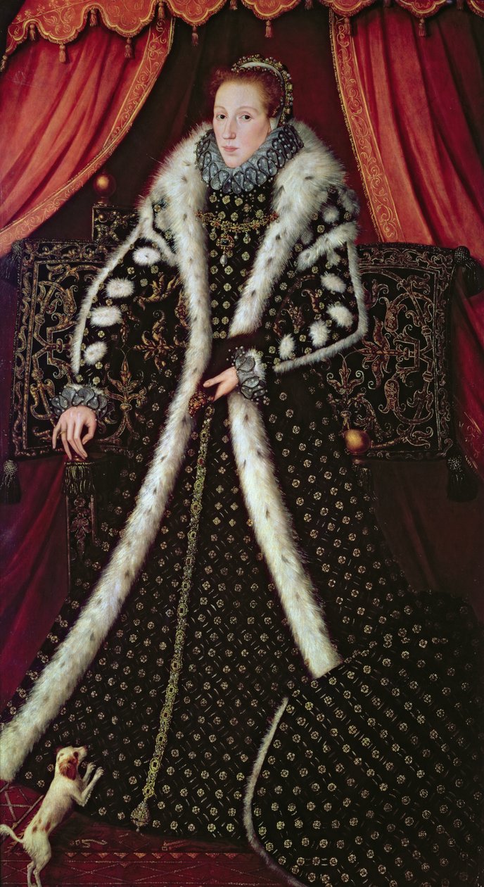 Frances Sidney, hrabina Sussex, ok. 1565 (panel) autorstwa Steven van der Meulen