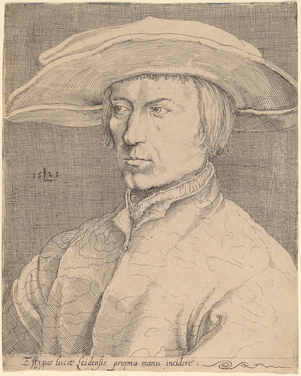 Autoportret autorstwa Style of Lucas van Leyden after Albrecht Dürer