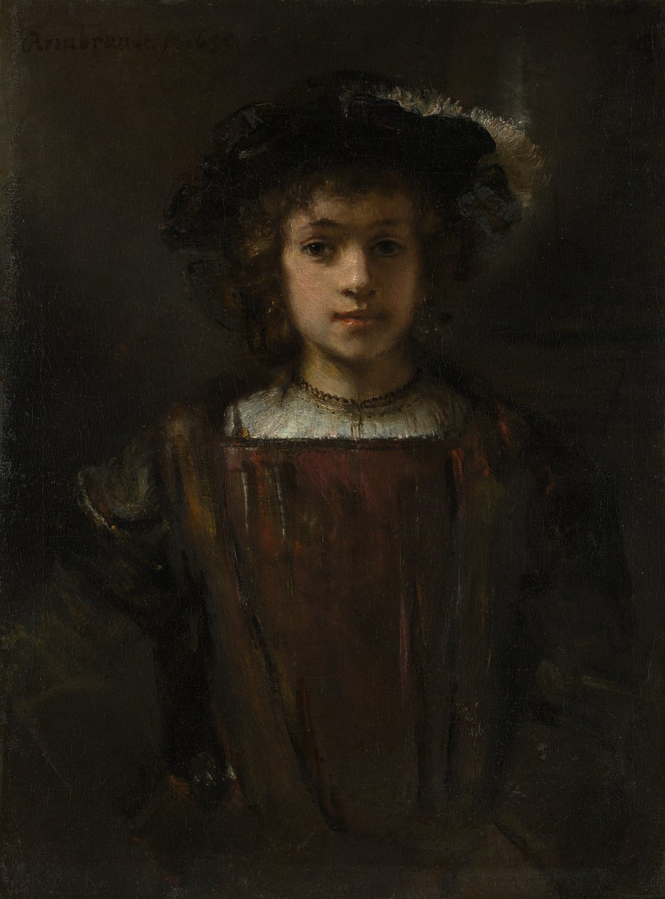 Syn Rembrandta Tytus 1641-1668. autorstwa Style of Rembrandt