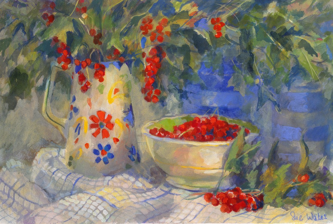 Czerwone porzeczki, 1998, autorstwa Sue Wales