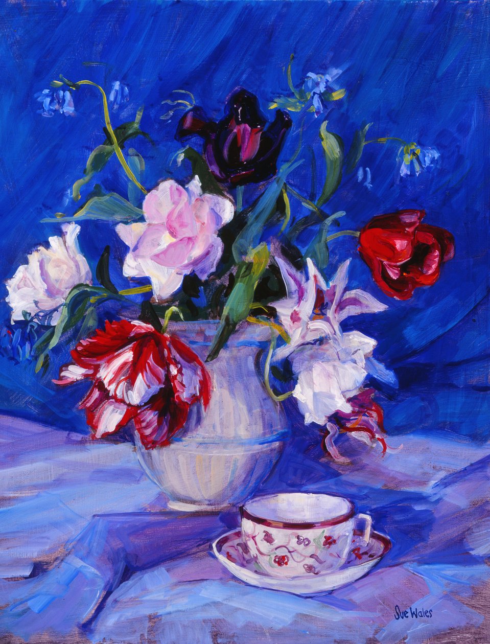 Tulipany z mojego ogrodu, 1995, autorstwa Sue Wales