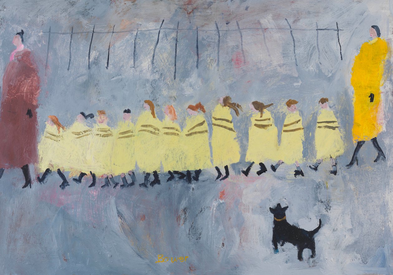 Pieszy autobus I, 2011 autorstwa Susan Bower